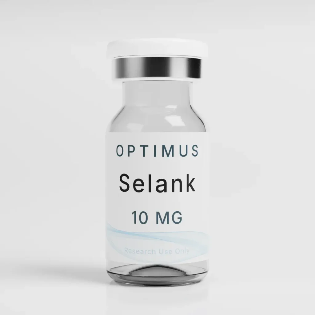 Selank 10mg research peptide vial