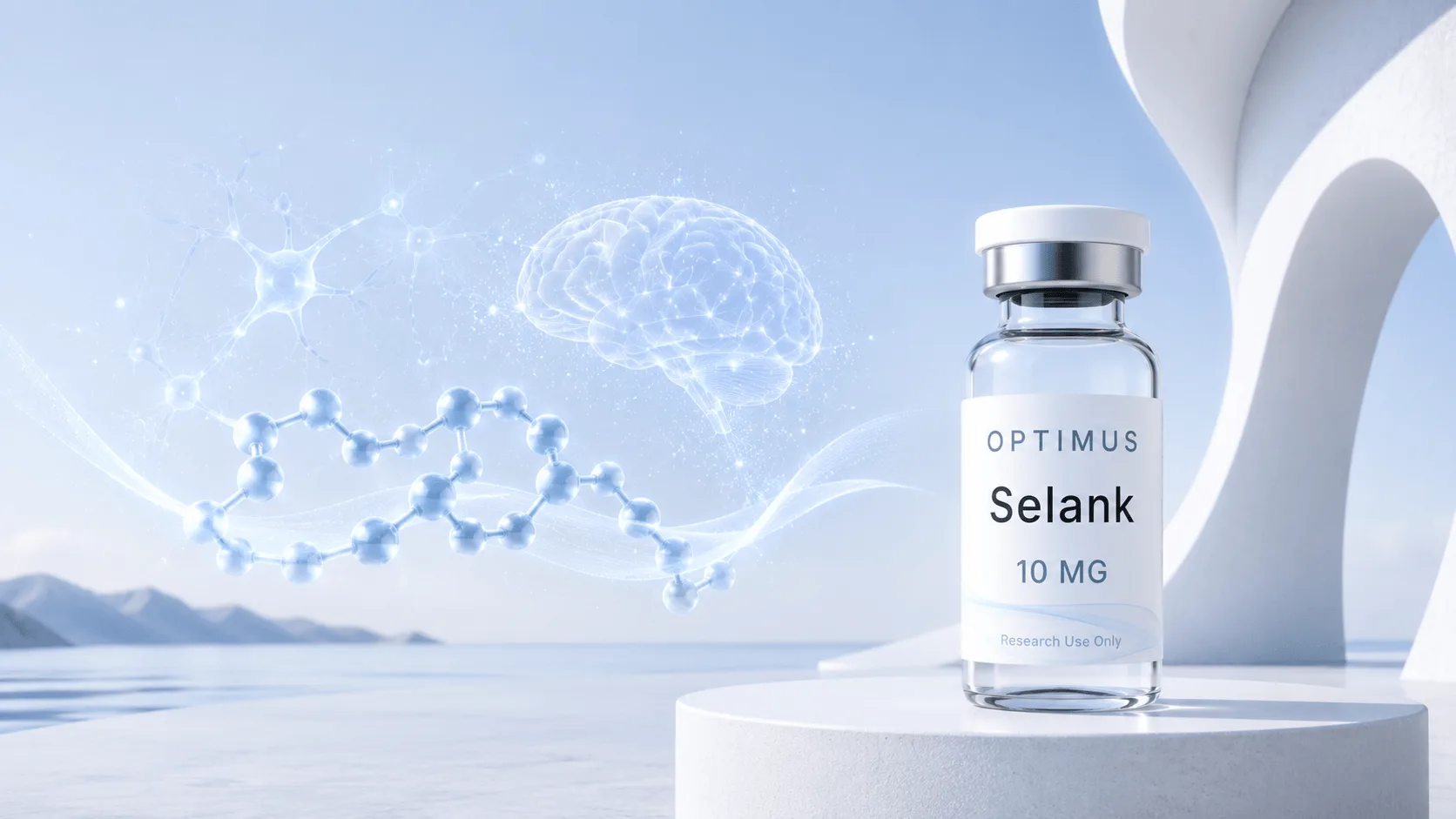 What Is Selank? A Complete Research Overview 1 Optimus Labs Selank 10mg research peptide vial