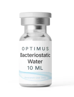Optimus Bacteriostatic Water 10ml vial — research use only