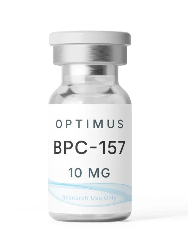 Optimus BPC-157 10mg vial — research use only