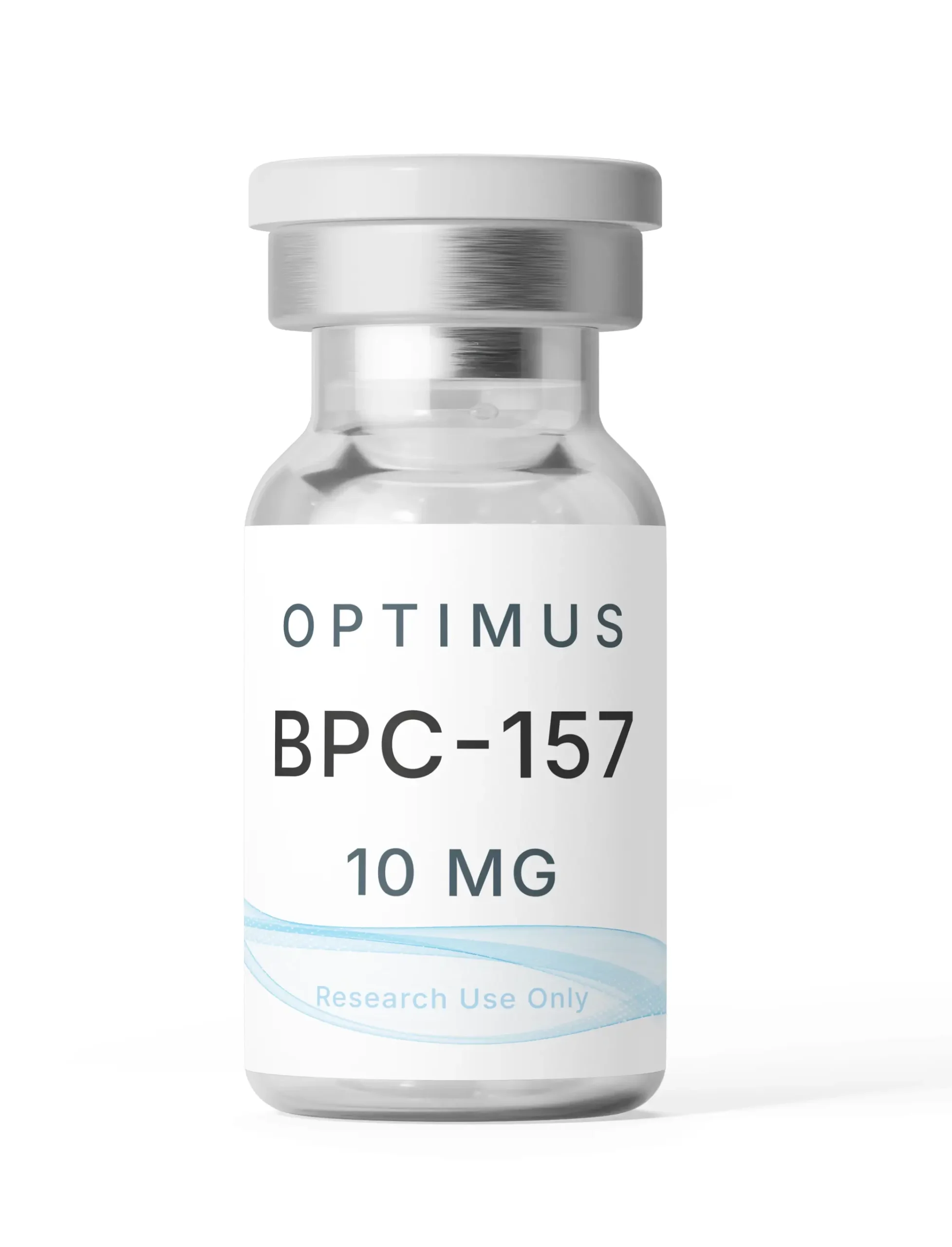 Optimus BPC-157 10mg vial — research use only