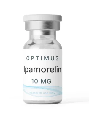 Optimus Ipamorelin 10mg vial — research use only