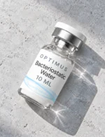 Optimus Bacteriostatic Water 10ml vial on stone